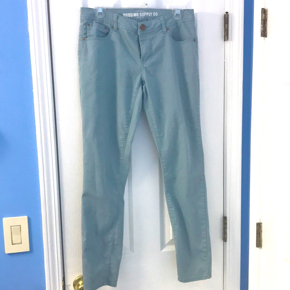 Bluish-Green Skinny Jeans. SIZE 9